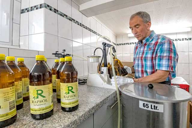 Rapsöl-Presse Weißgerber - Lauterbach